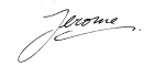 handtekening Jerome ten Noever de Brauw